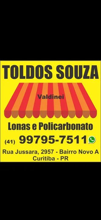 Toldos. Cortinas retráteis.coberturas de zinco e policarbonato 