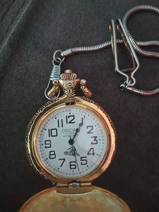 Relógio de Bolso Oscar 17 Jewels