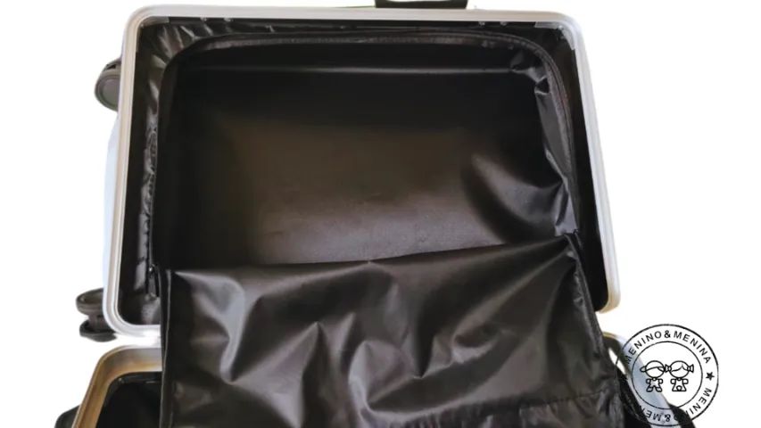 Conjunto Mala De Bordo 10kg  c/ Rodas 360° E Frasqueira - ROSA  - anti furto - Foto 5