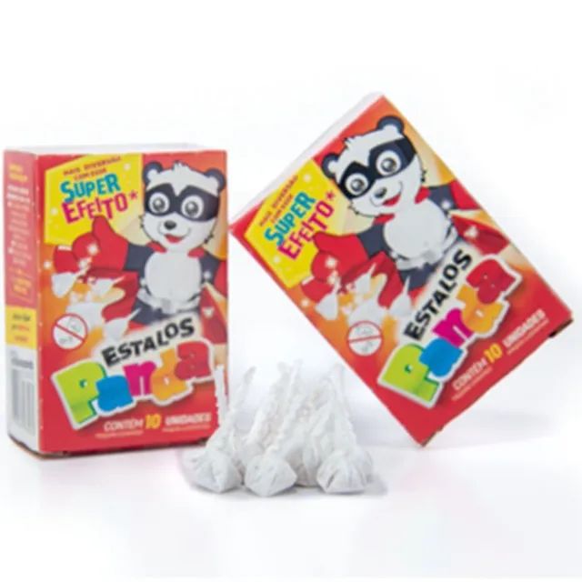 Estalinho Estalo Panda 1 Caixinha C/ 10un
