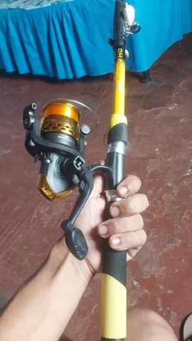 Vara de pescar promoção  100 vai completa chumbada anzol. - Foto 2