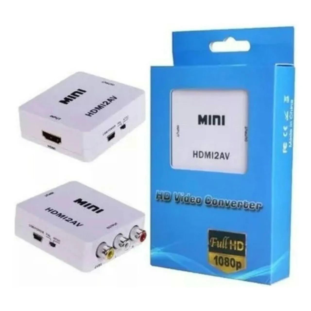 Adaptador Conversor HDMI Fêmea X RCA Femêa ( Hdmi2AV) <br> - Foto 3