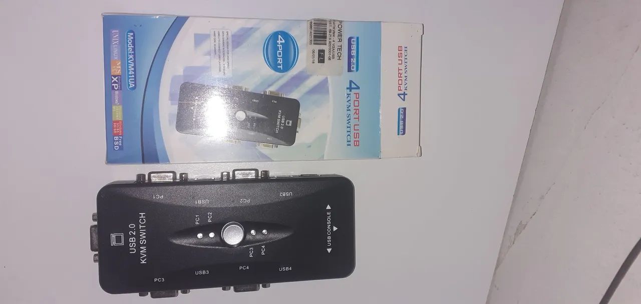 Switch KVM 4 Portas USB 2.0 - Foto 2