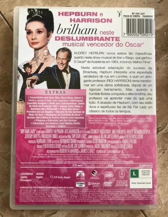 Dvd My Fair Lady: Audrey Hepburn Original - Foto 2