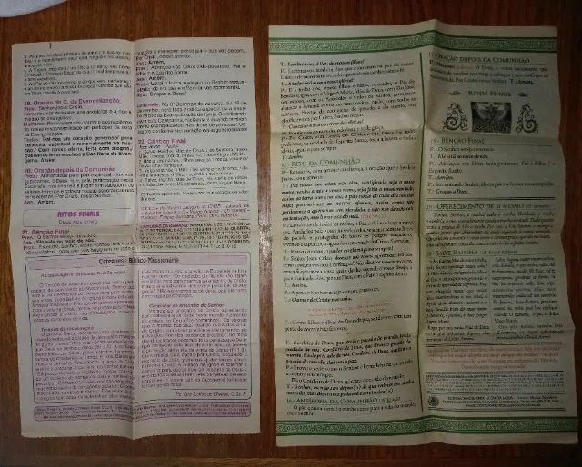 3 folhetos antigos 1983/2012/2017 - Foto 3