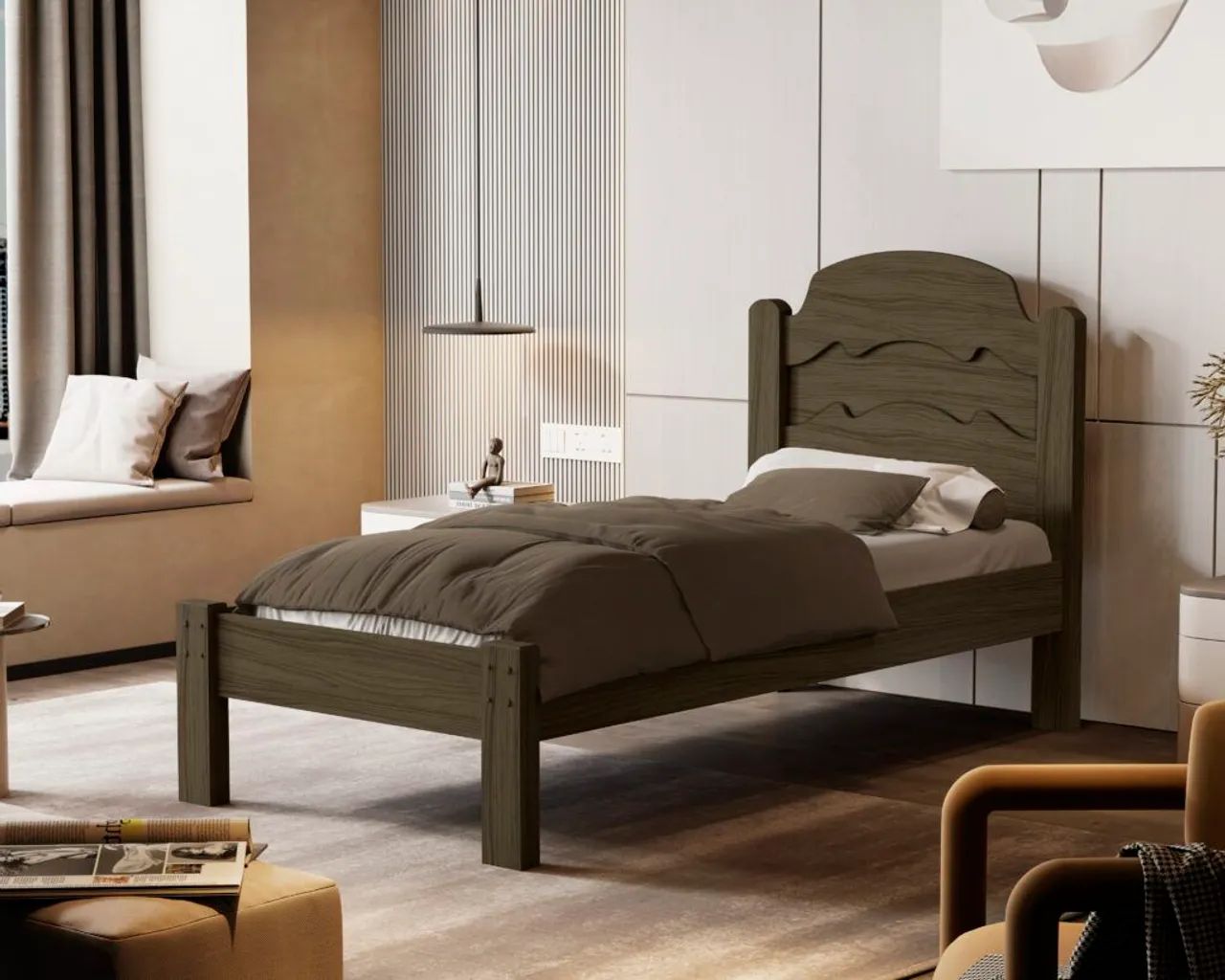 CAMA SOLTEIRO 100% MDF MULTI COLOR !!! TOT231 - Foto 5