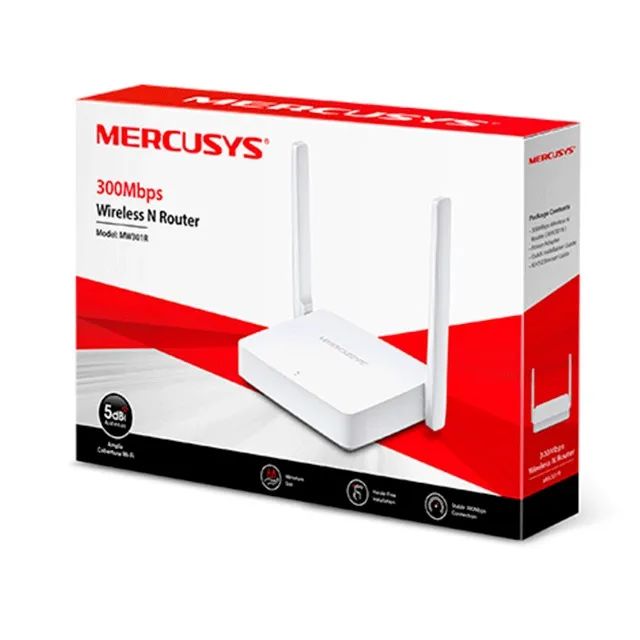 Roteador Wireless Mercusys Versão 2 300mbps Mw301r 2 Antenas - Foto 4
