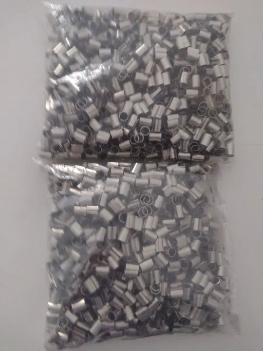 2000 Canudinho de metal para bijuterias e artesanato