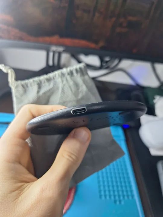 Base para Carregamento Sem Fio com Entrada Tipo C - Foto 2