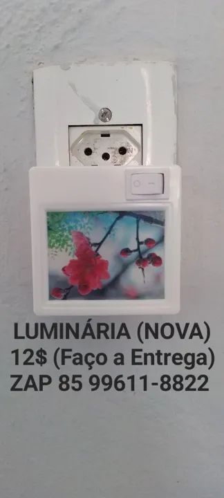 Luminária Nova - 12$ (faço a entrega)