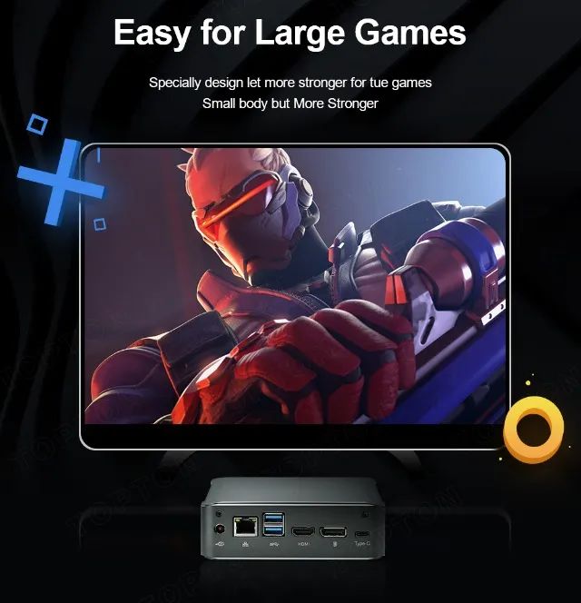 Mini Pc Power I7-8565u 1.5tb Nvme 16gb Ram Dual Video Rj45 - Foto 4