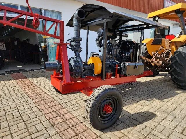 Conjunto Moto Bomba Diesel Agrícola Germek para Irrigação, com Bomba KSB e Motor MWM - Foto 3
