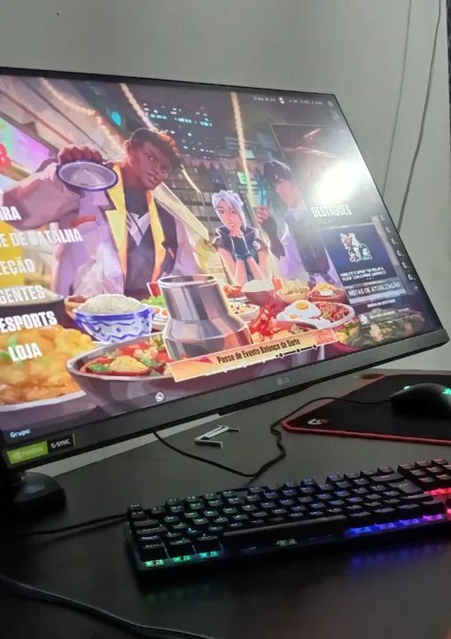 Monitor Gamer LG UltraGear 27", 144Hz, Full HD, 1ms, IPS, DisplayPort e HDMI, VESA, HDR