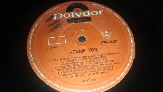 Ronnie Von Lp vinil, disco e capa original, bom estado. - Foto 4