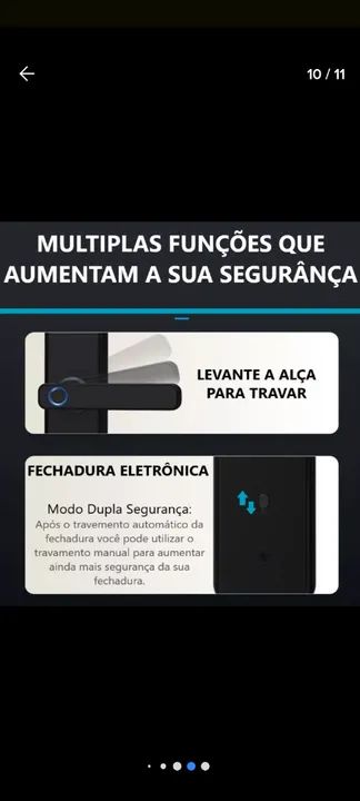 Fechadura biometrica