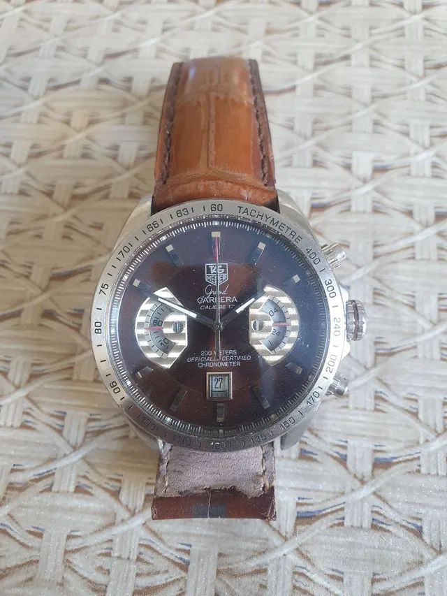 Rel gio de pulso Tag Heuer Grand Carrera calibre 17 Acess rios