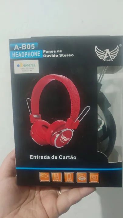 Fone de Ouvido A-B05 Estéreo - Novo