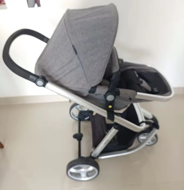 Carrinho Mobi Safety 1st passeio e moises. PERFEITO ESTADO bem novinho ! - Foto 5
