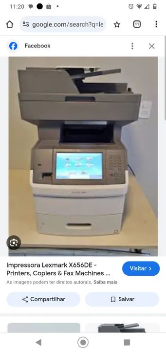 Impressora lexmark 656 de