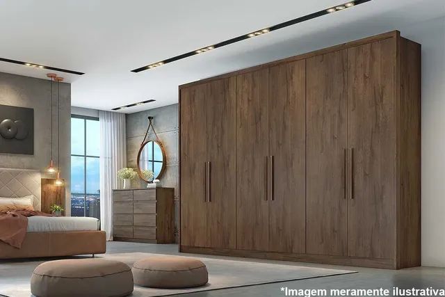 Guarda-Roupa Robust 6 portas 100% Mdf !! Pr6738m - Foto 3