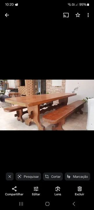 Mesa  de Madeira - Foto 2