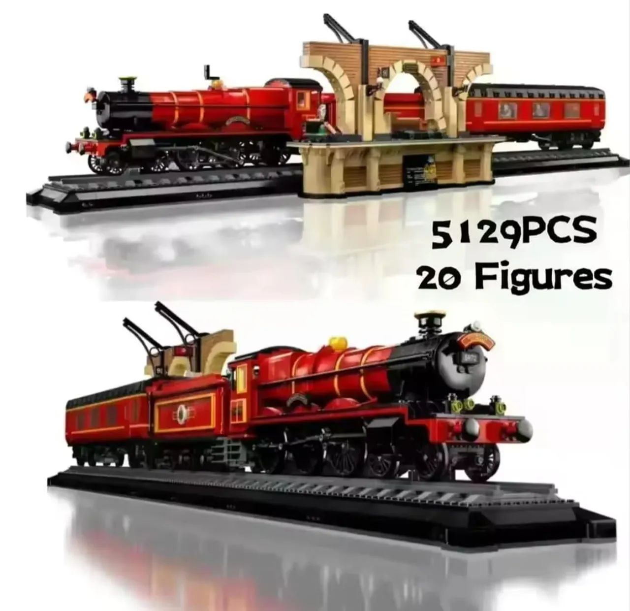 BLOCOS DE MONTAR EXPRESSO DE HOGWARTS HARRY POTTER * PEÇAS+ 20 FIGURES MARCA MEGA - Foto 5