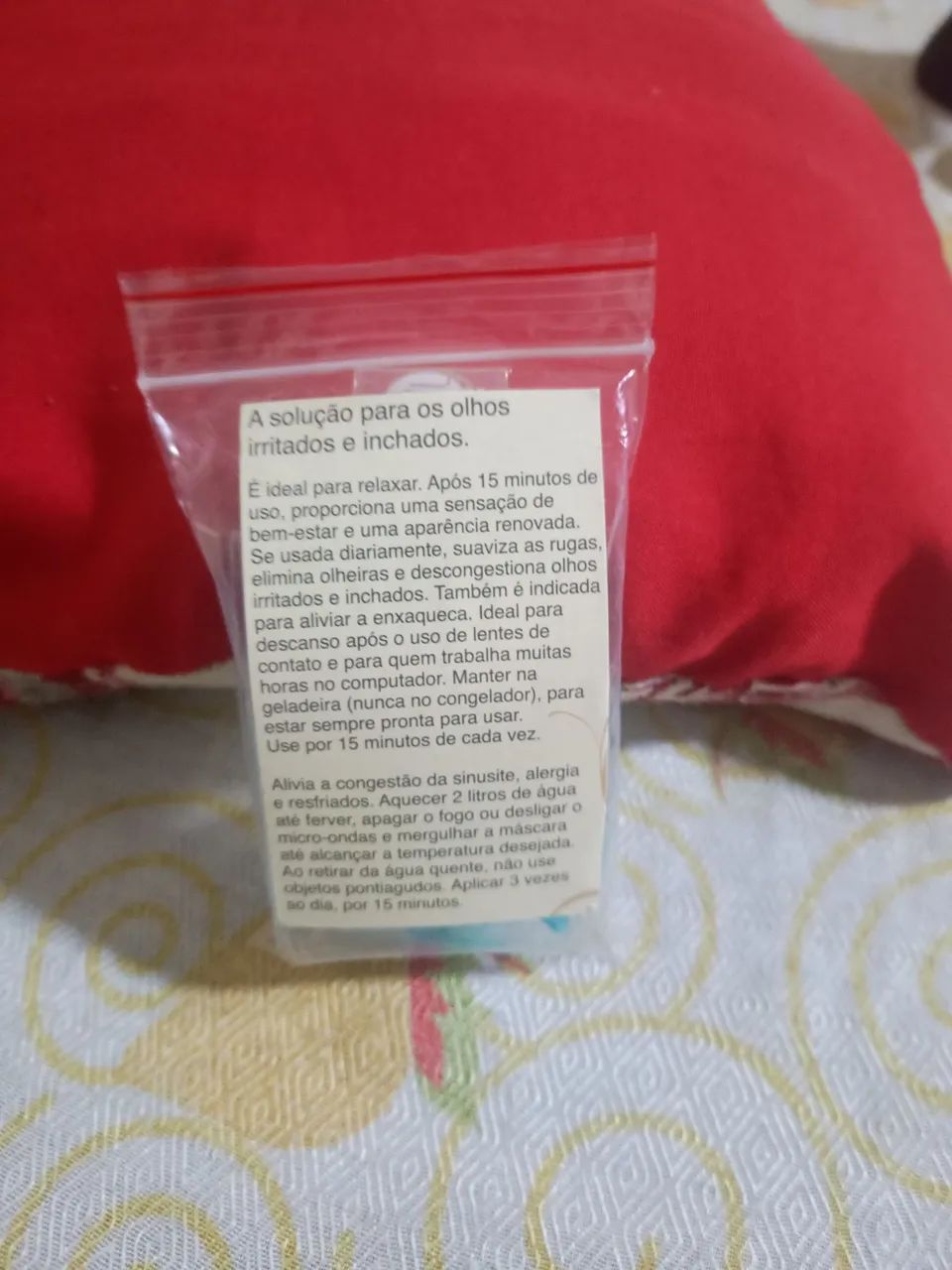 Máscara Termo Gel  para olhos irritados e inchados - Foto 6