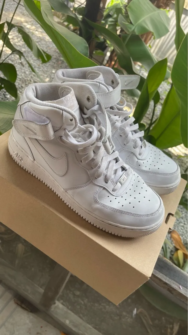 Tênis Nike Air Force 1 Mid Branco