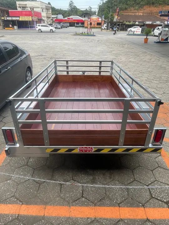 CARRETA REBOQUE 02 EIXOS 2.50C x 1.40L  - Foto 6