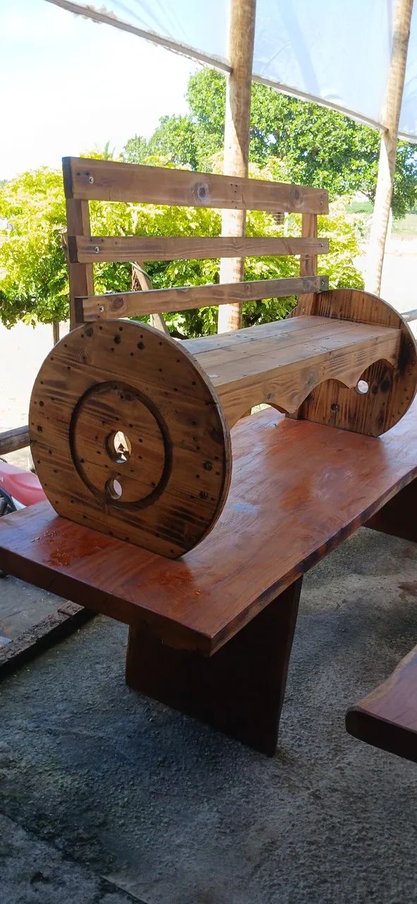 Cadeiras de madeira rústicas - Foto 3