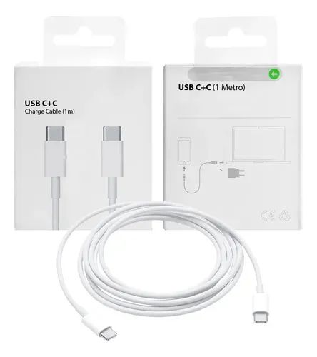Cabo USB-C 60W Apple Original - 1 metro NF - Foto 3