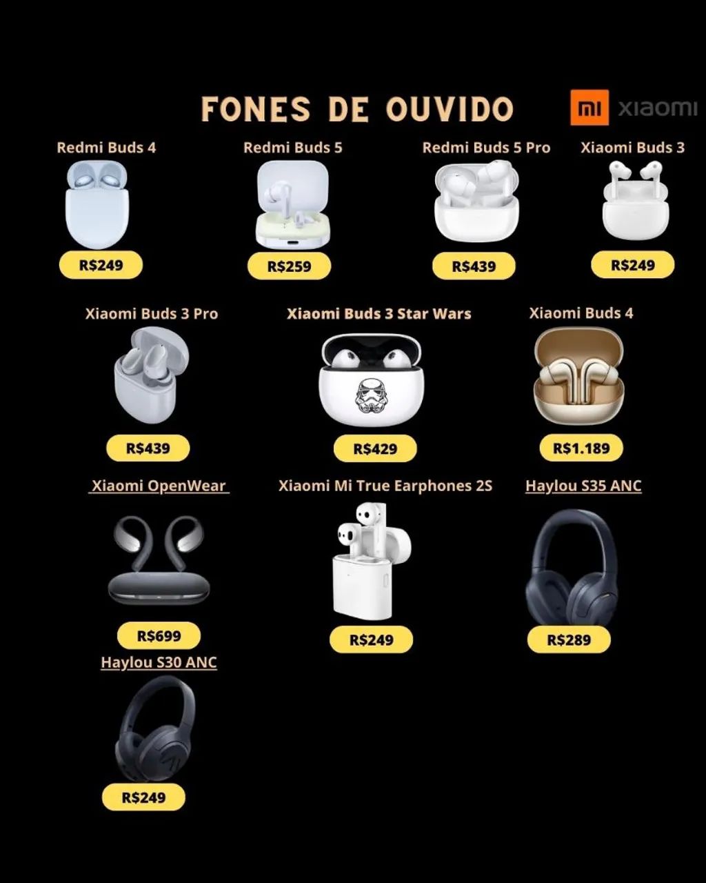 Fones de Ouvido Bluetooth Xiaomi - Diversos Modelos - Foto 3