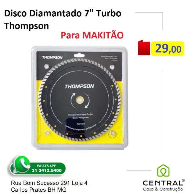 Disco para Makitão 7 polegadas