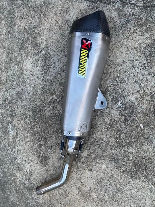 Escapamento Akrapovic para tiger 800 - Foto 2