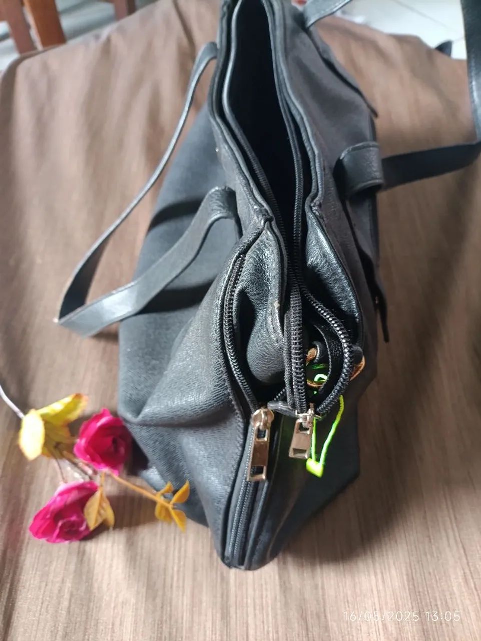 Bolsa Feminina Lila Perle - Grande, Elegante e Funcional<br> - Foto 6