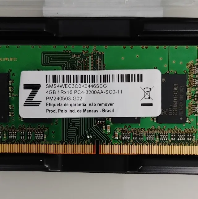 Memória Notebook DDR4-3200 4GB / 8GB Samsung
