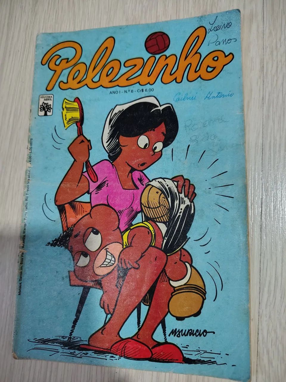 Lote com 3 gibis do Pelezinho, editora Abril, anos 1978 / 1979 / 1980 - Foto 2