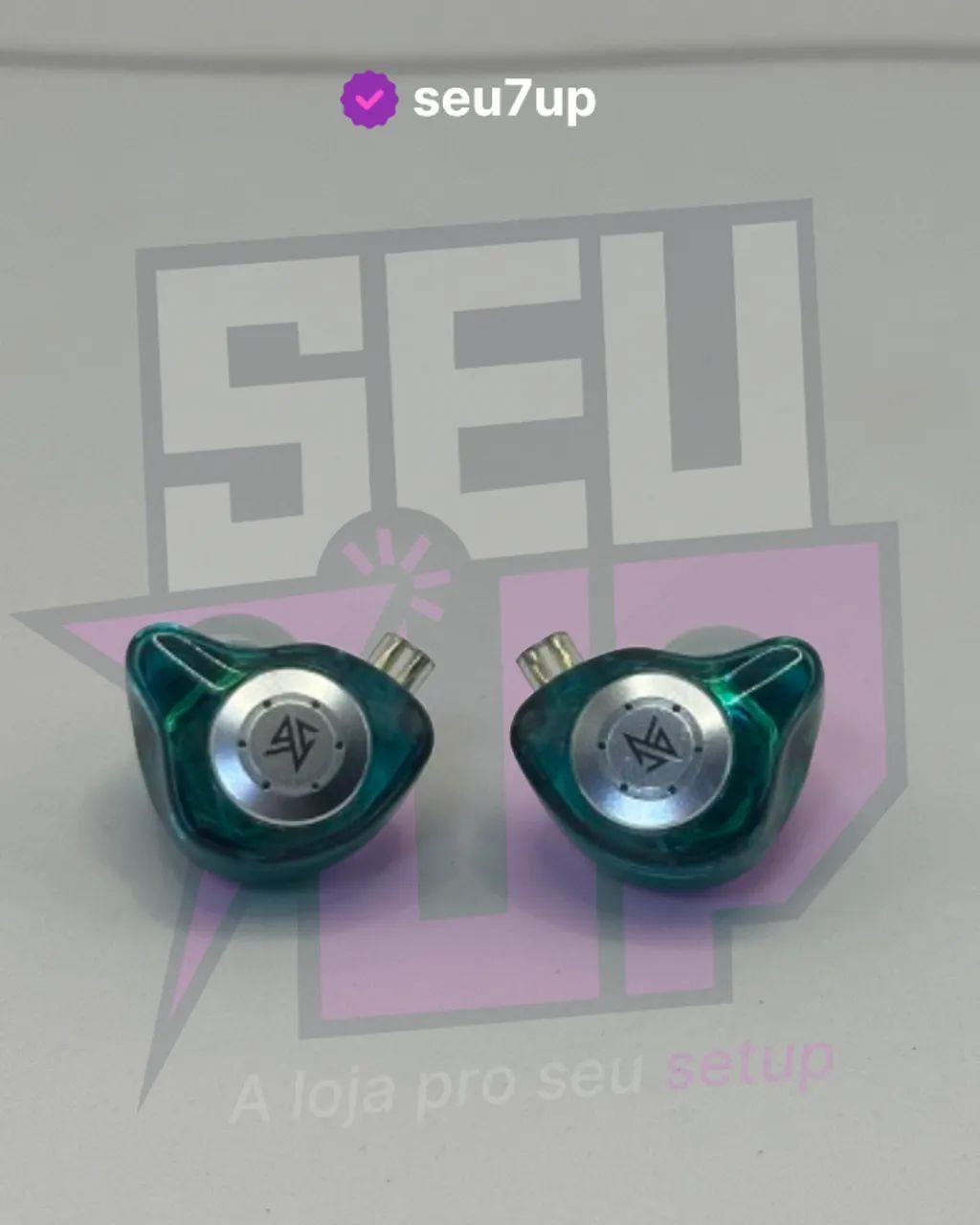  Fone intrauricular KZ EDX PRO - Azul - Foto 4