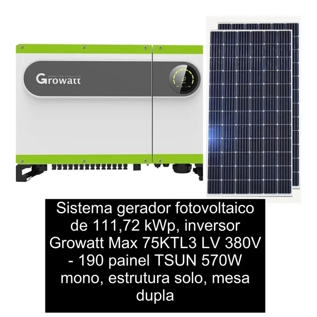 SISTEMA GERADOR FOTOVOLTAICO