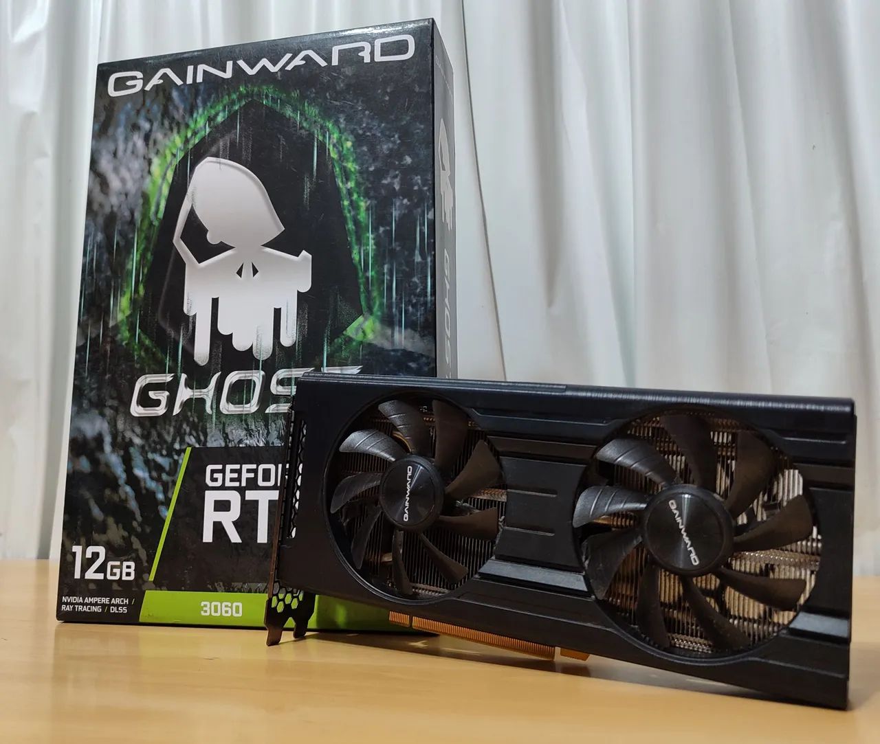 RTX 3060 Gainward Ghost 12Gb 192bits GDDR6, perfeito estado