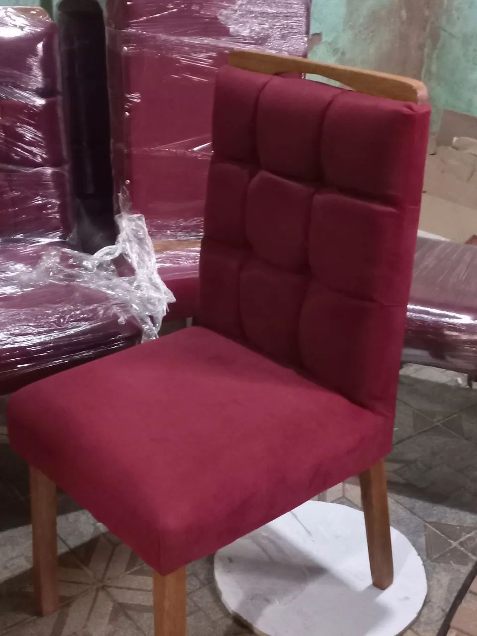 Jogo de  Cadeiras Estofadas  - Foto 4