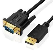 Adaptador Cabo Displayport Para Vga Dp Conector Macho Preto - Foto 3