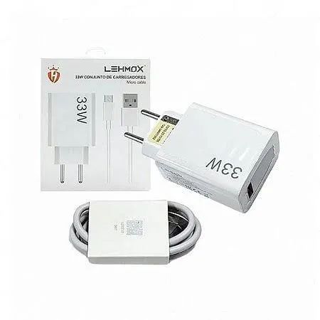 Carregador de Parede Iphone Lehmox - Original 33w