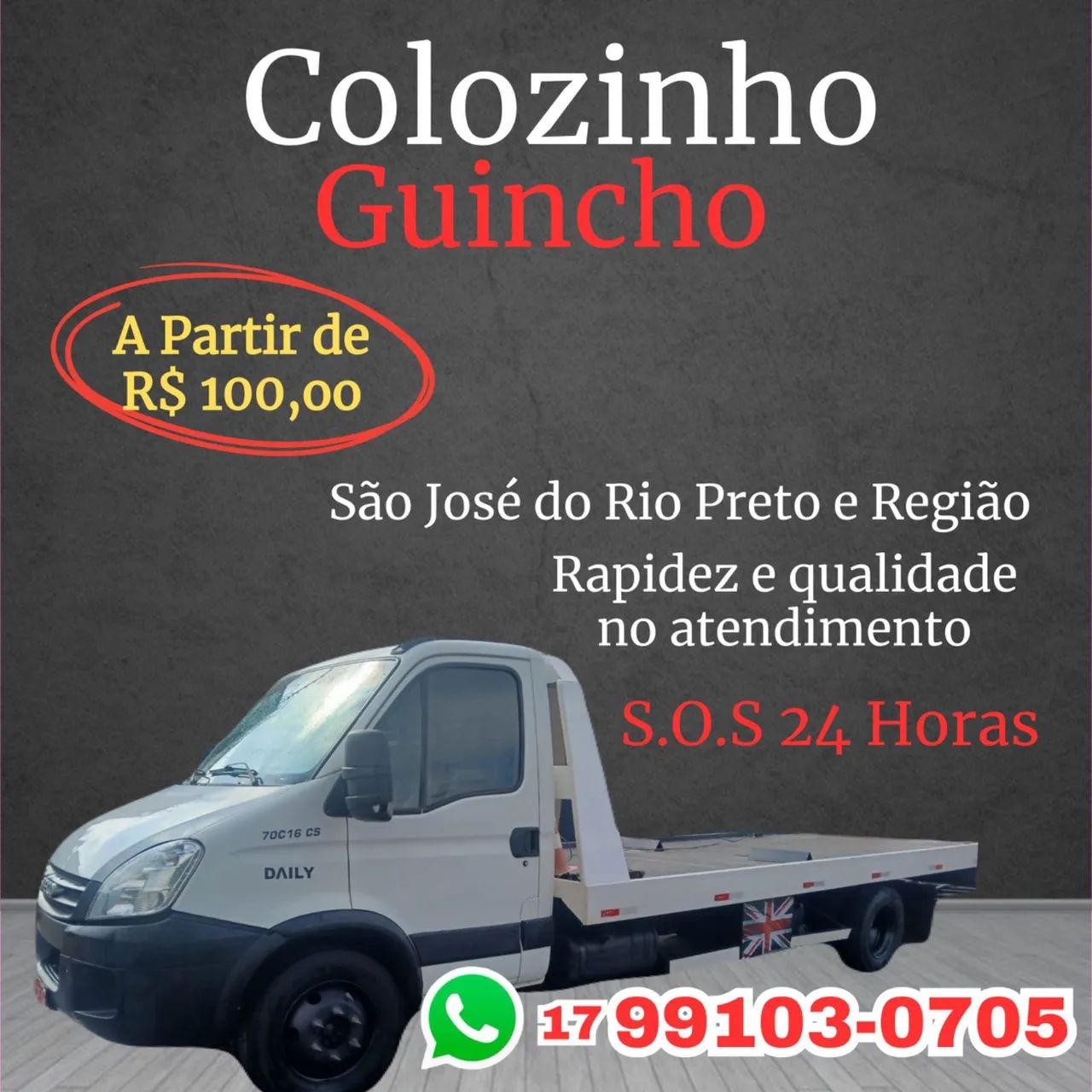 GUINCHO MELHOR PREÇO RIO PRETO Peças para carros, vans e