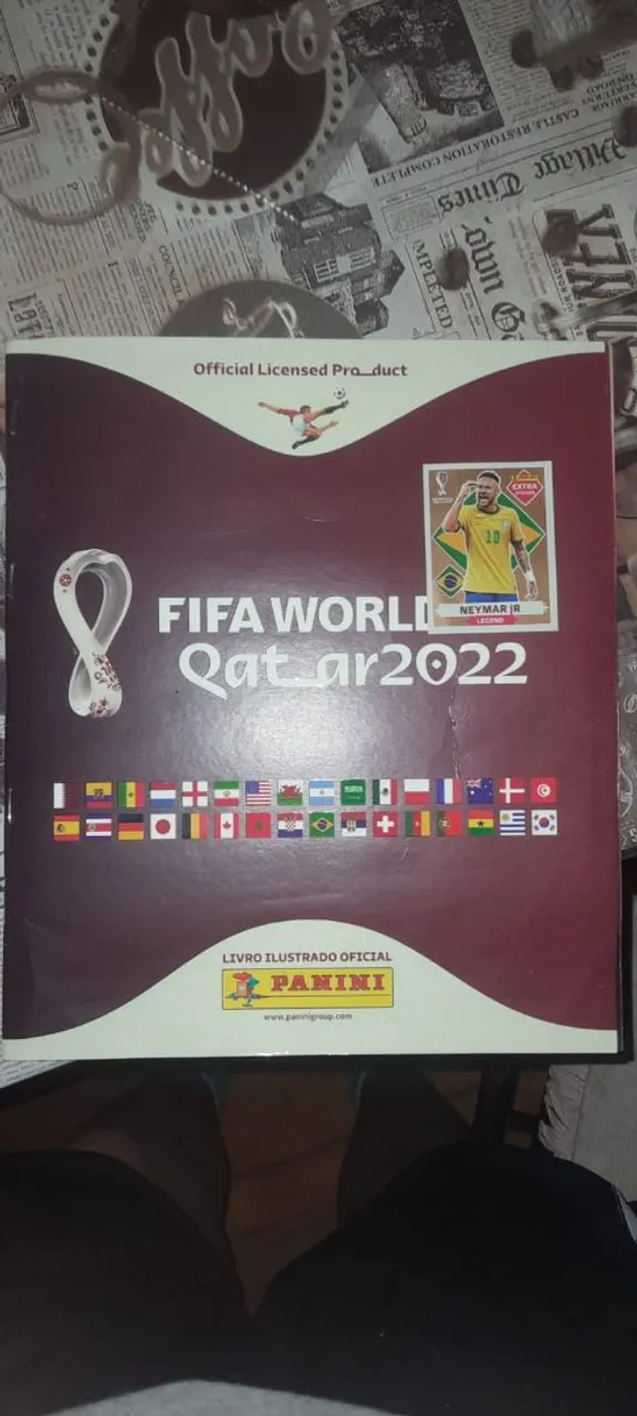 Catar 2022 álbum completo + figurinha rara do Neymar