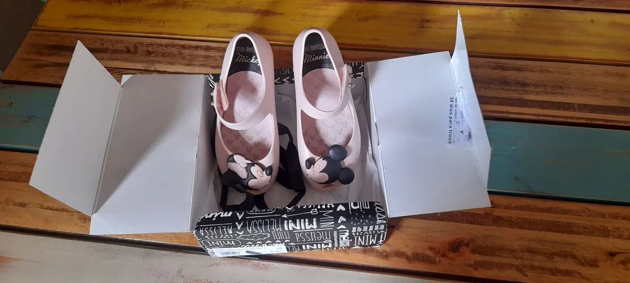 Sapatilha Infantil Mini Melissa Mickey e Minnie - Foto 5