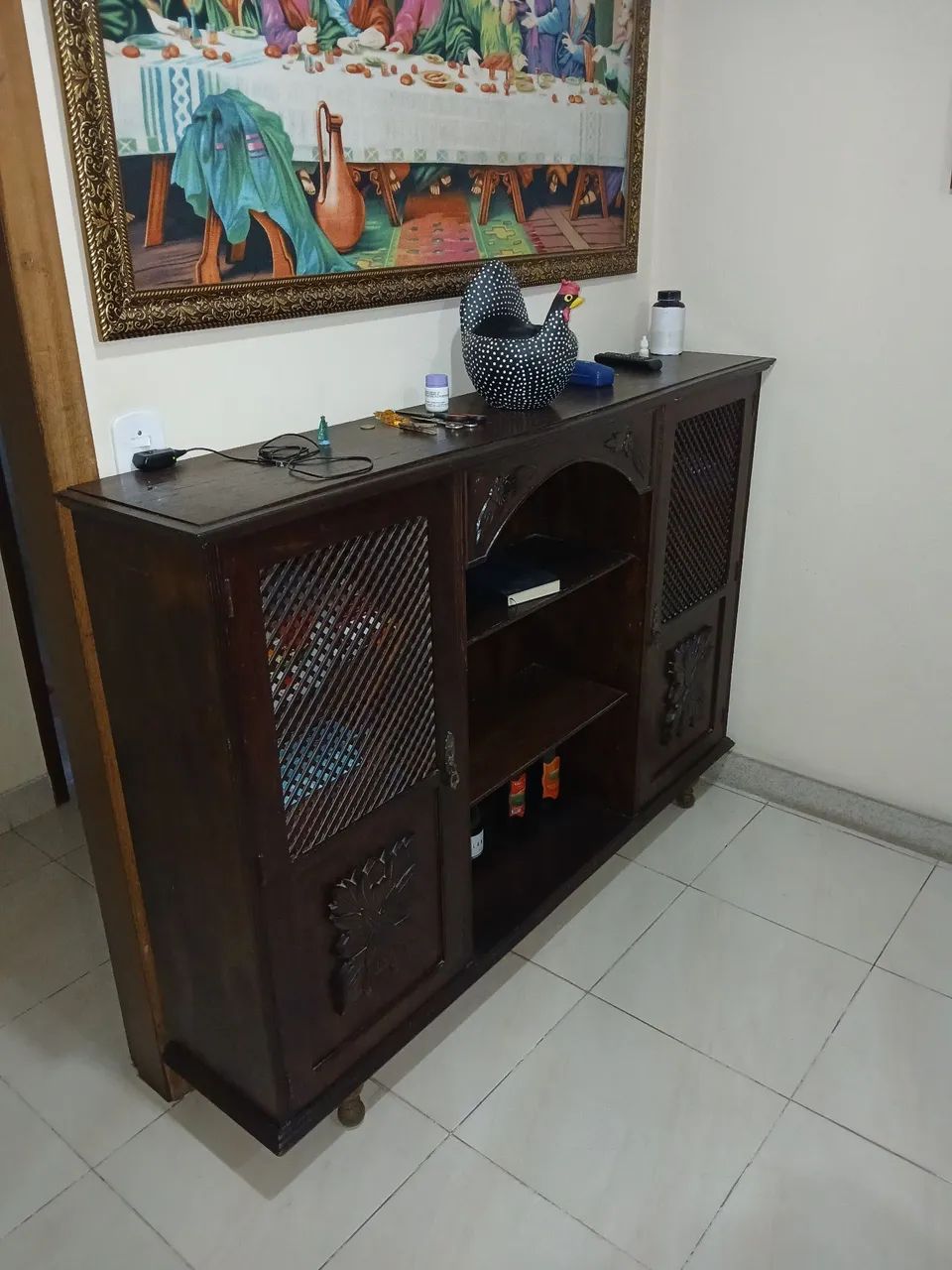Mesa e armário em macanaiba  - Foto 3