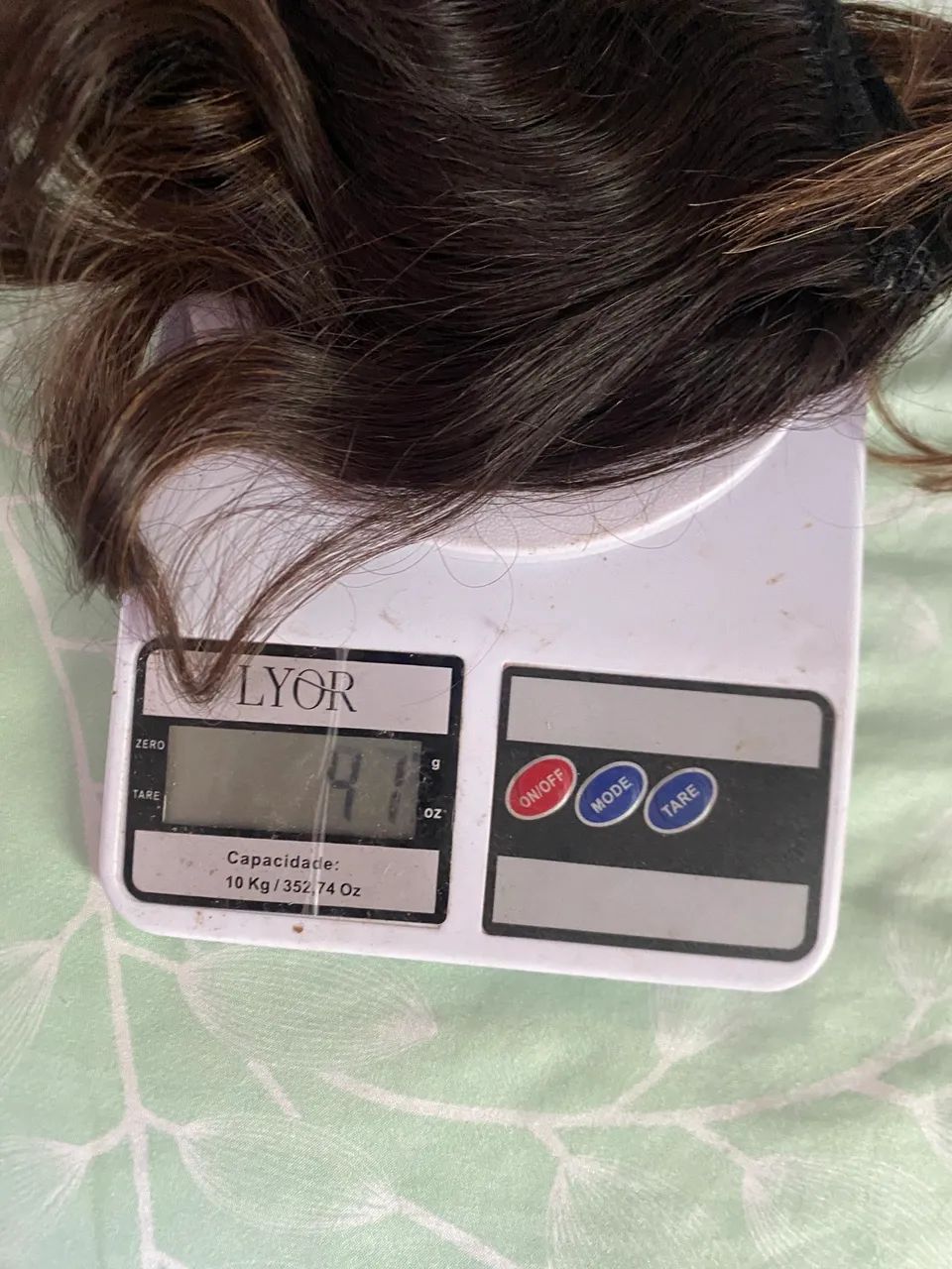 40g de Cabelo humano de 1° qualidade 