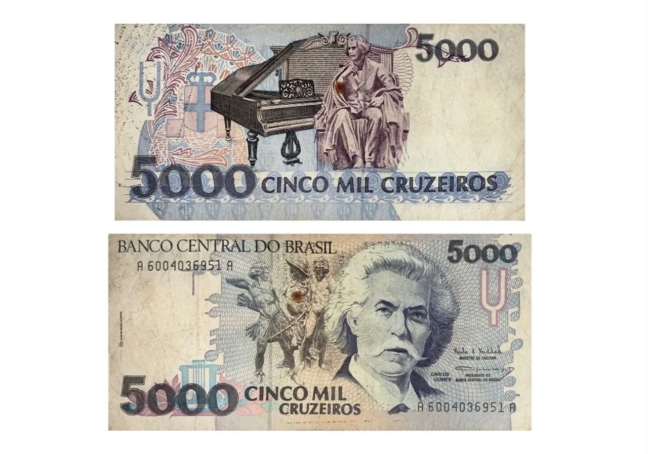 5000 CRUZEIROS (CARLOS GOMES)