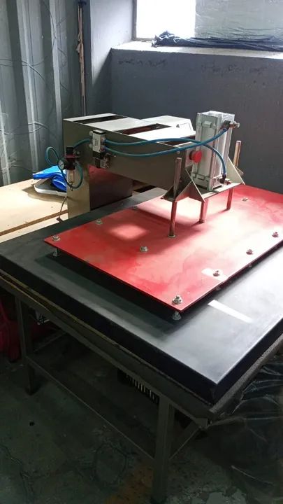 Prensa Termica Sublimação Grande 1,10CM x 90CM Pneumatica - Foto 4